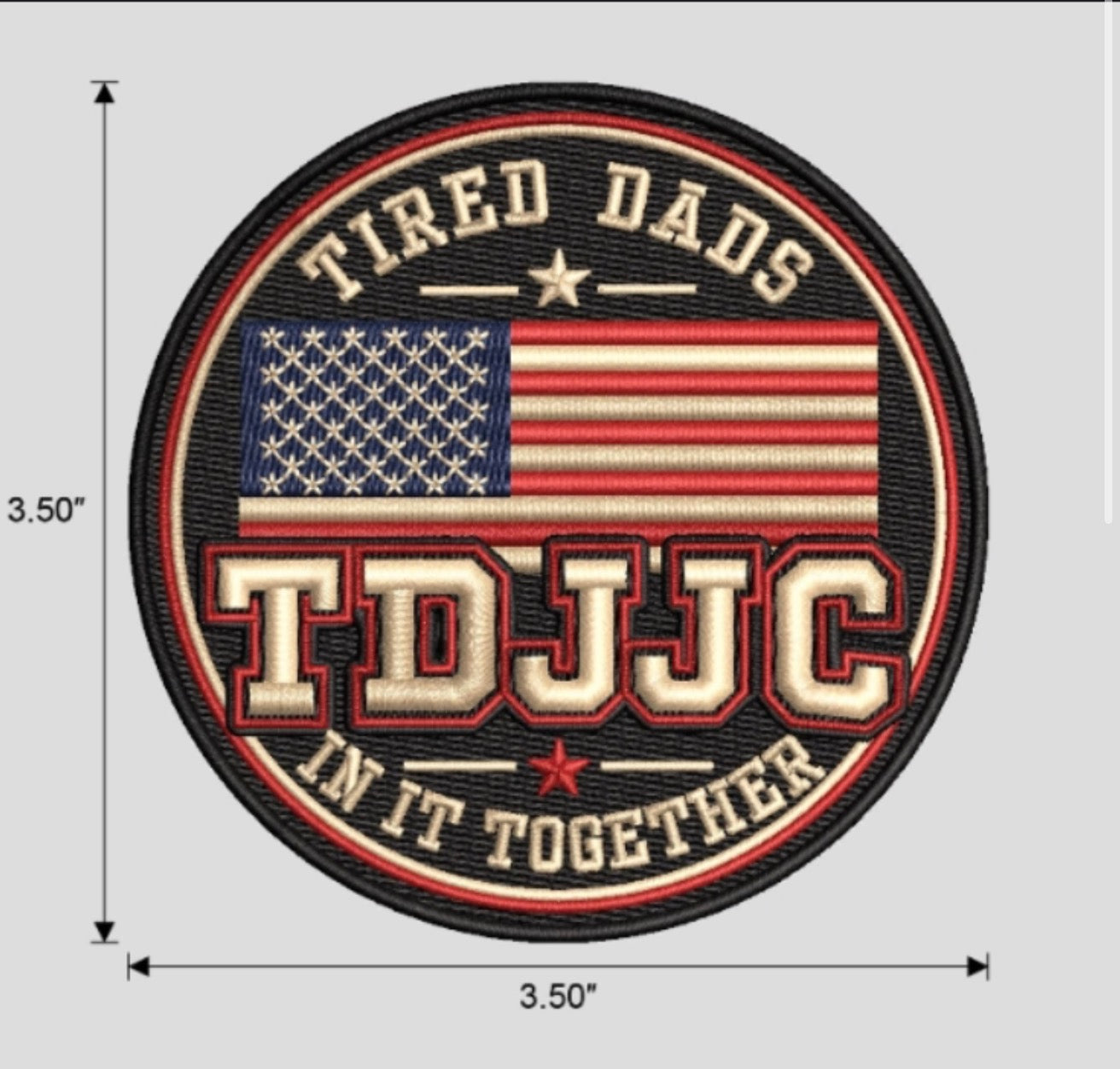 Tired Dads JJC — USA Patch (Country Series)