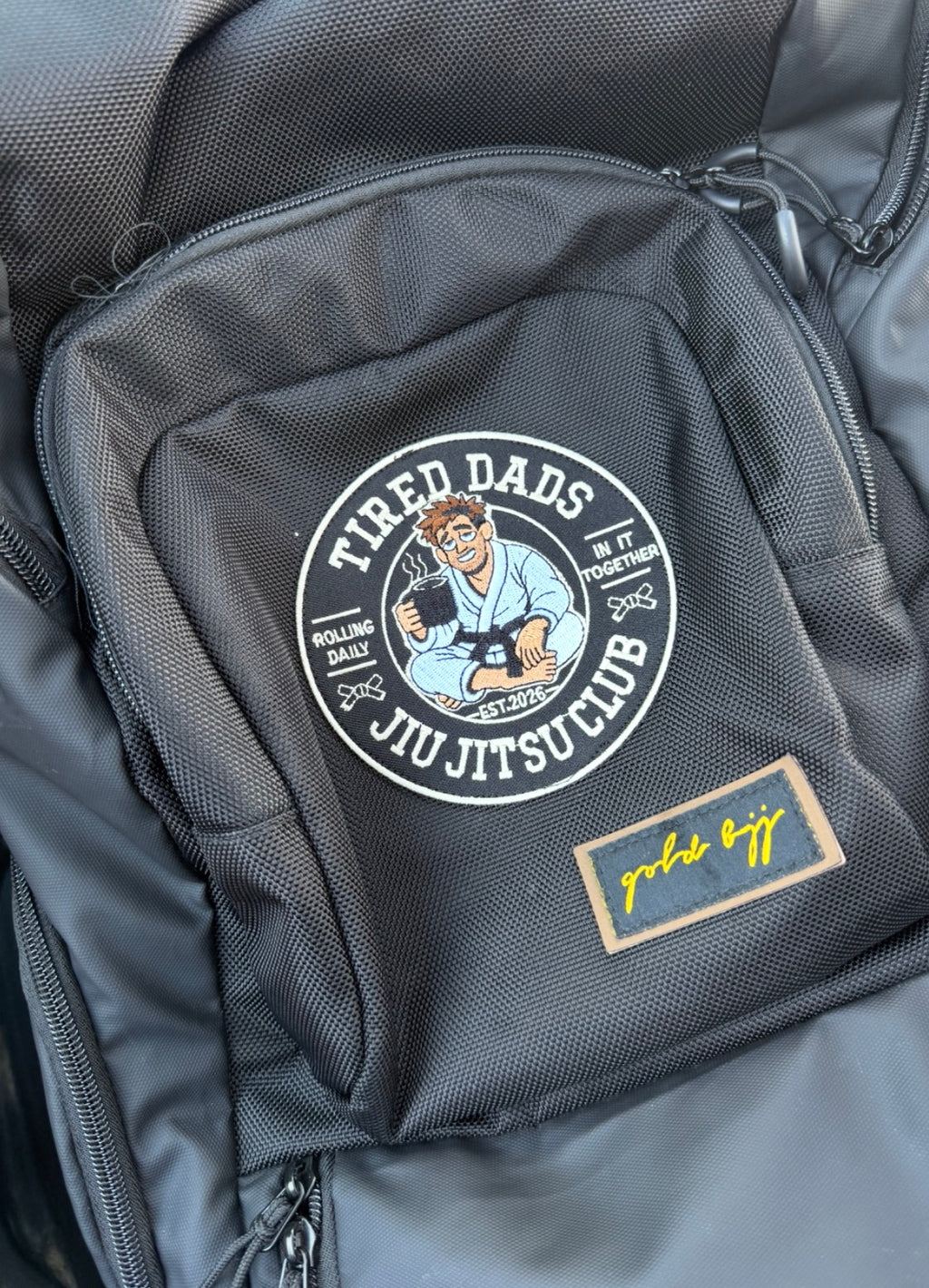 Tired Dads JJC Embroidered Patch | Classic Logo