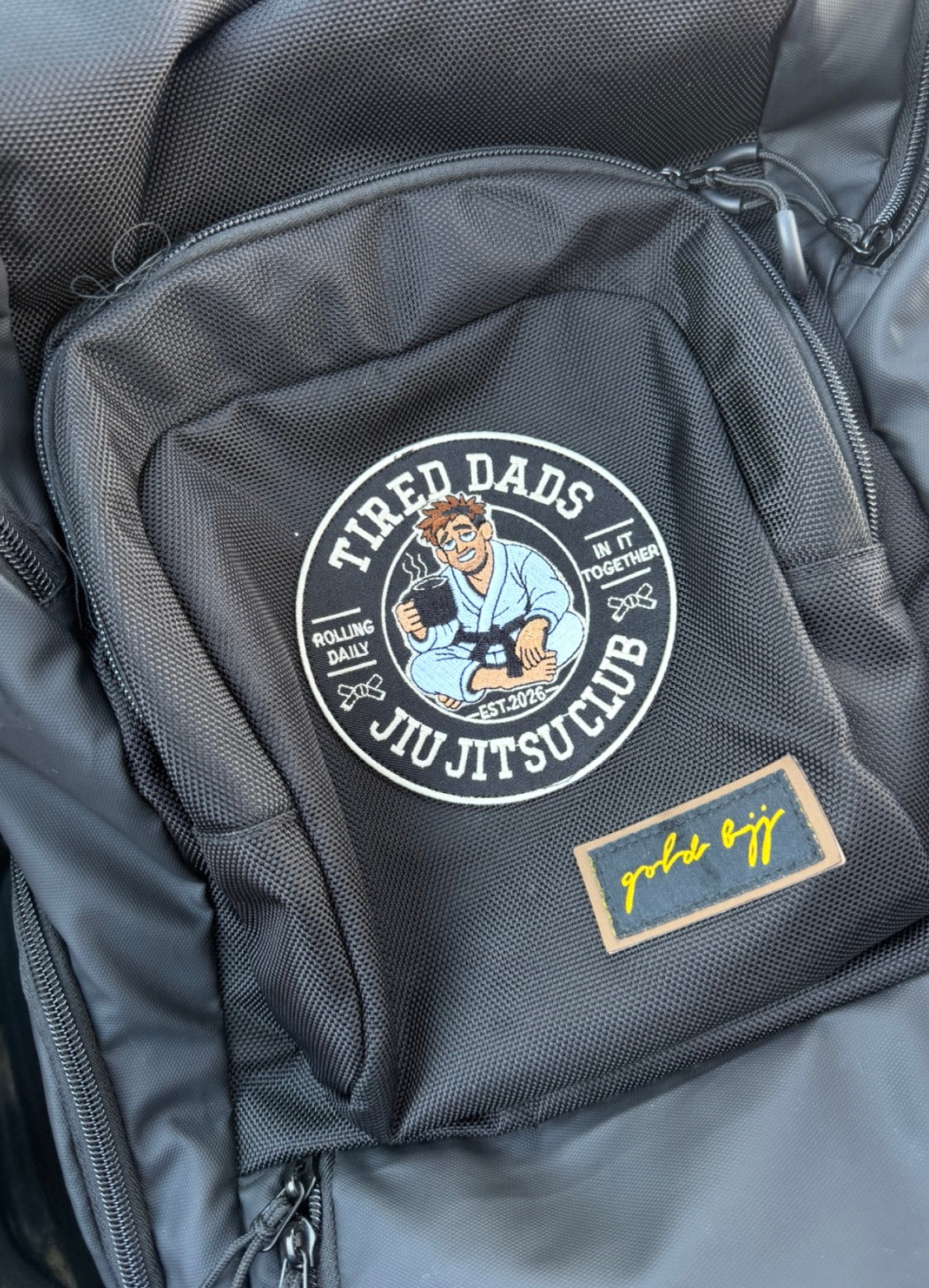Tired Dads JJC Embroidered Patch | Classic Logo