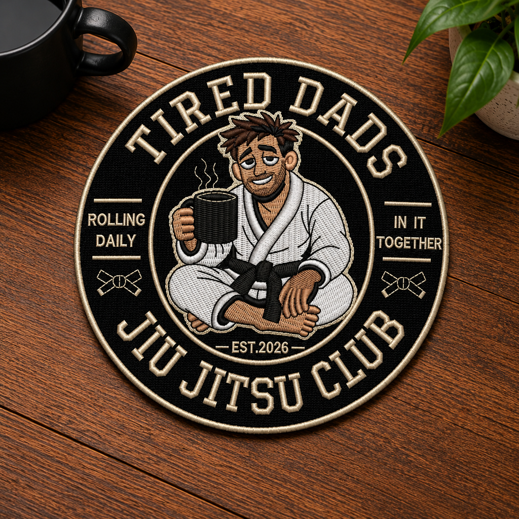 Tired Dads JJC Embroidered Patch | Classic Logo