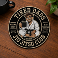 Tired Dads JJC Embroidered Patch | Classic Logo